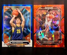 2023-24 Panini Prizm - Ben Sheppard /149 Red Ice Prizm + Chrome Refractor 