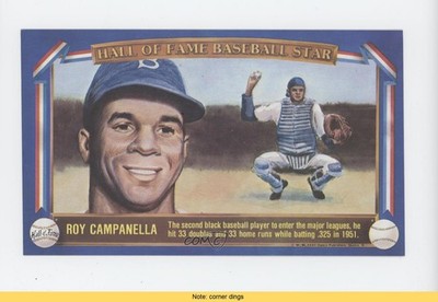 1982 Davco Hall of Fame Baseball Stars Roy Campanella HOF READ 0q3