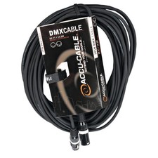Accu-Cable 3-Pin DMX Cable, 50 ft