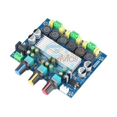 DC 8-24V Stereo Amplifier Board 50W*2+100W TPA3116D2 Class 2.1 Channel Audio AMP