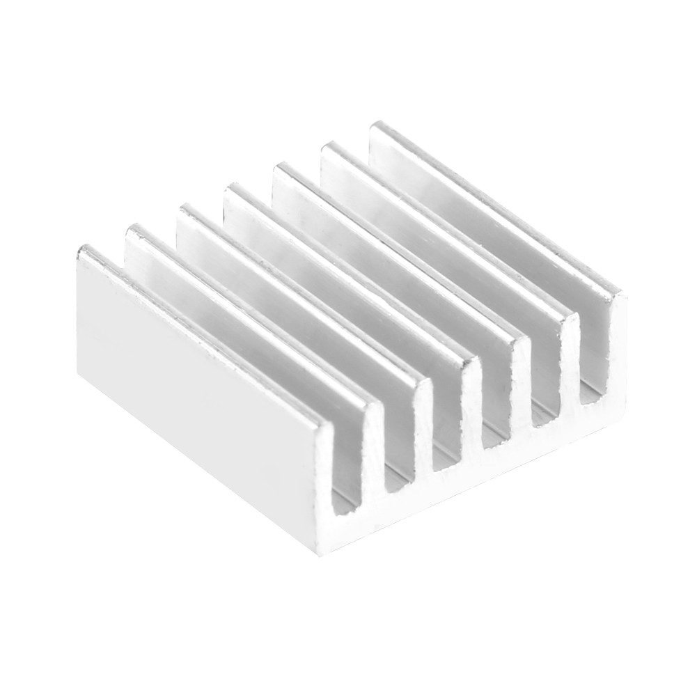 12pcs Small Aluminum Heatsink Cooling Kits With Adhesive Glue On Back 14x14x6mm❤