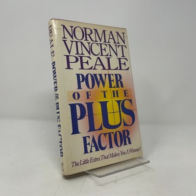 Power of the Plus Factor by Peale, Norman Vincent HC First Edition  Very Good 19