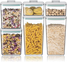 Airtight Food Storage Container Sets with Lids 6Pcs Pop Containers for Kitchen P