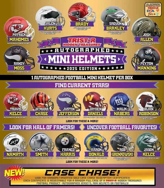 2025 TRISTAR Hidden Treasures Autographed Mini Helmet