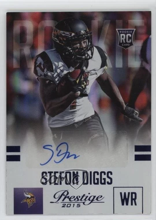 Stefon Diggs Panini Prestige #285 Extra Points Blue