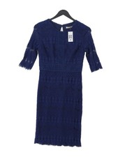 Darling Bodycon Midi Dress S in Blue