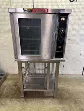 Used Vulcan ET4 Electric Convection Oven with Stand 240V 1PH