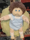 💠1983 First series Cabbage Patch Kid boy with Brown Fuzzy hair and blue eyes💠