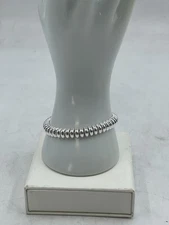 Jenny Bird 7-Inch Sofia Bracelet Silver Dipped Brass