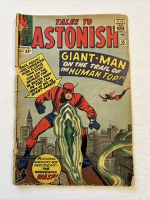 VINTAGE TALES TO ASTONISH #55 MARVEL Comic Book MAY 1964