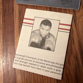 Mike Tyson's Punch-Out Nintendo NES Punchout Original Letter & Manual (writing)