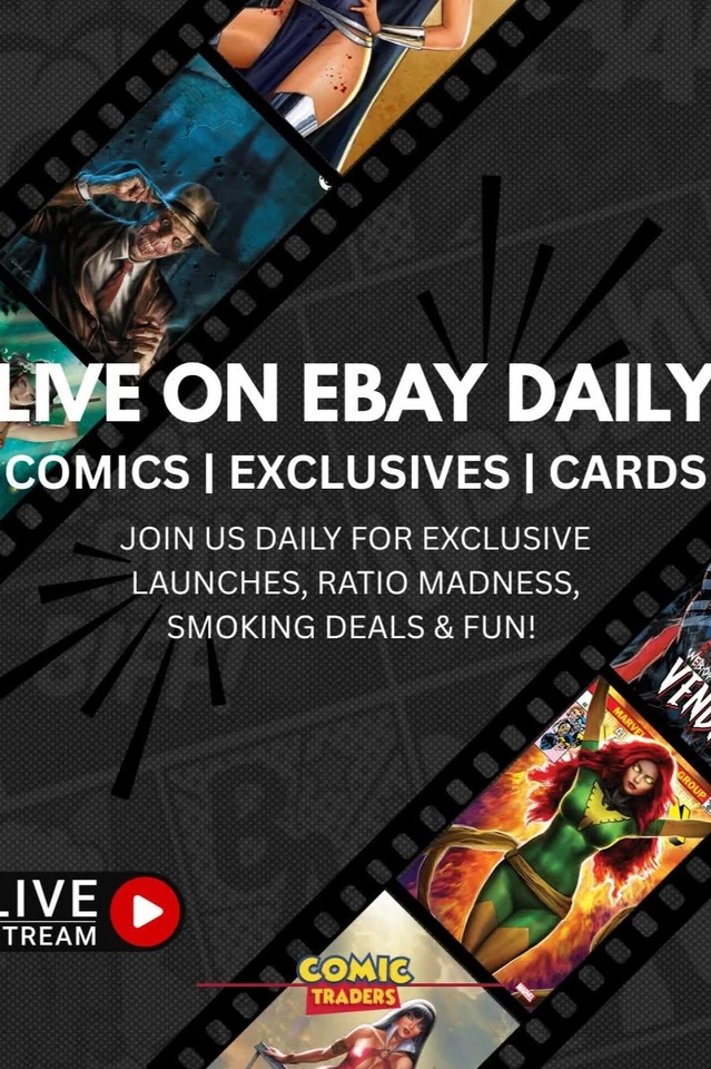 COMIC TRADERS LIVE 1,000,000 COMICS INSTOCK, EXCLUSIVES , RATIOS