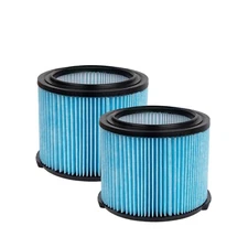 Nispira VF3500 Vacuum Filter for Wet/Dry Vac 3-Layer Filters WD4050 WD4070, 2 PK