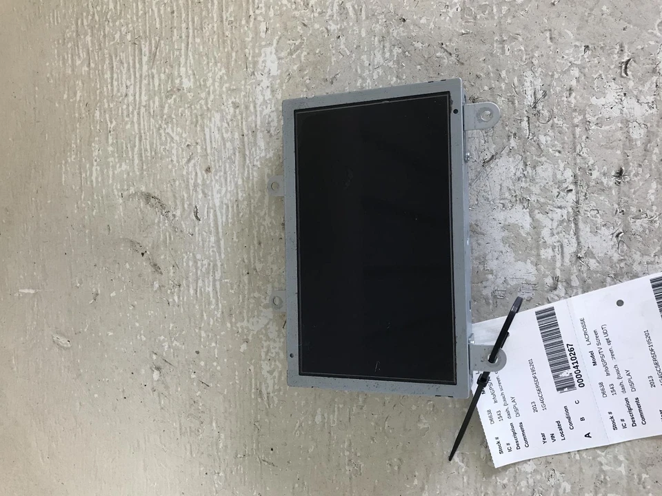 Pantalla de infoentretenimiento usada se adapta a: 2013 Buick Lacrosse tablero pantalla táctil opcional UDT Gr Foto 2 de 4