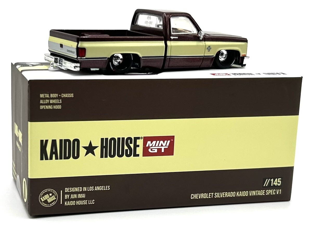 ミニカー KAIDO HOUSE Chevrolet Silverado KAIDO V1 KAIDO HOUSE MINI GT CHEVROLET SILVERADO VINTAGE SPEC V1