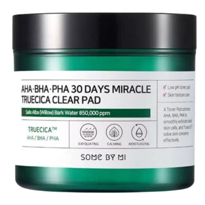 Some By Mi Peeling-Pads mit AHA BHA PHA Säuren 30 Tage Miracle Truecica 70 Stück