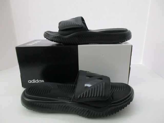 adidas alphabounce slides black