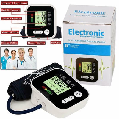 Automatic Digital Upper Arm Blood Pressure Monitor 