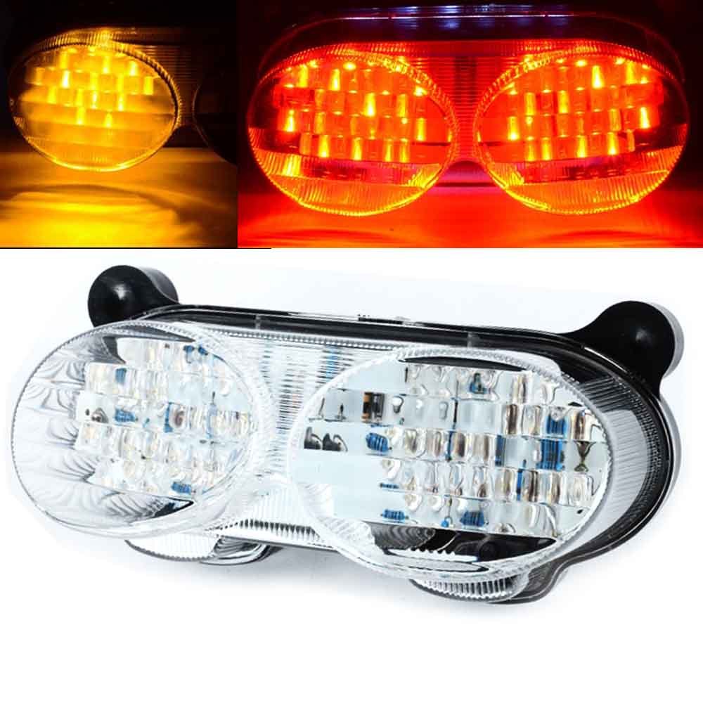 12V For Kawasaki ZR7S ZX6R ZX9R ZX900 ZZR600 Rear LED Tail