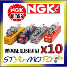 Kit 10 X Bougies D'Allumage NGK SPARK PLUG BCPR6ES Numéro De Stock 2330