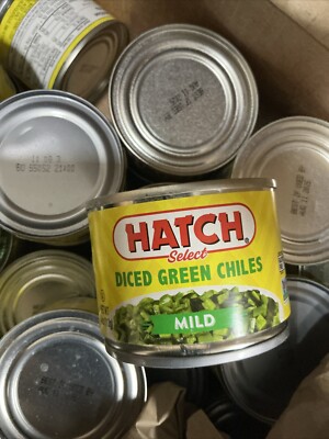 Select Diced Green Chiles Mild 4 Oz(Case Of 24) By Hatch Chili