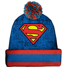 Spoontiques DC Comics Superman Beanie Winter Hat Toboggan - Free Shipping