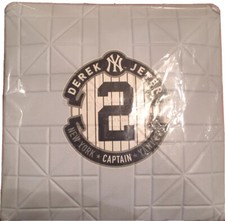 Derek Jeter Game Used/Issued New York Yankees Commemorative 9/7 Base Babe Ruth