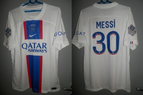 SHIRT PSG 2022-2023 MESSI #30 ARGENTINA JERSEY CAMISETA MAILLOT MAGLIA THIRD - Picture 1 of 3