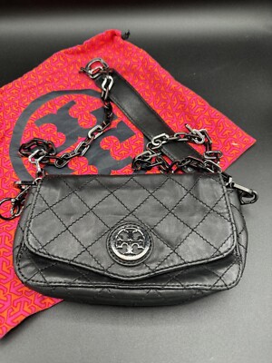 Tory Burch Leather Wallet On A Chain