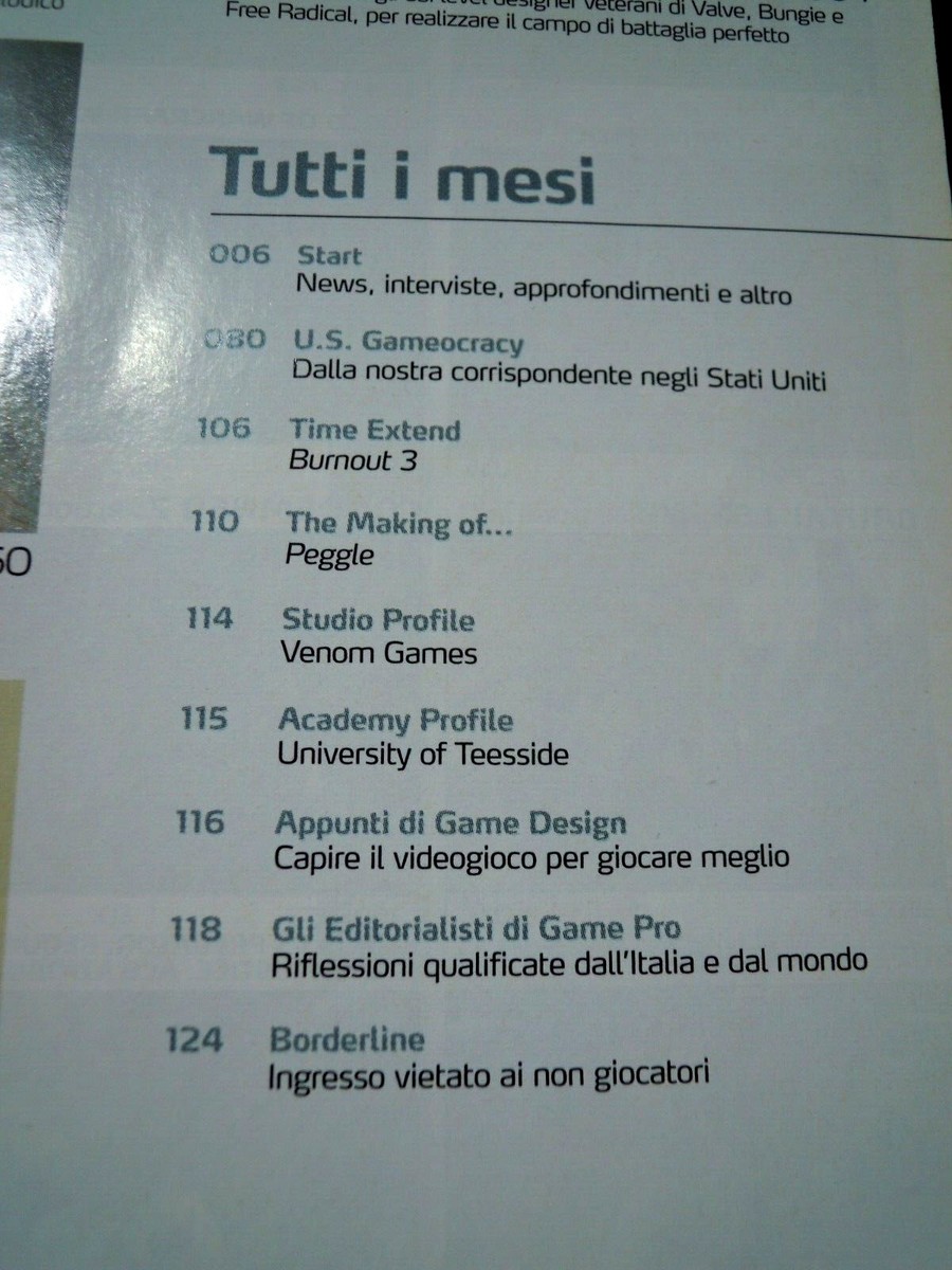 Magazine Edge Game Pro N.18 - Édition Italienne - Décembre 2008 - Comme Neuf