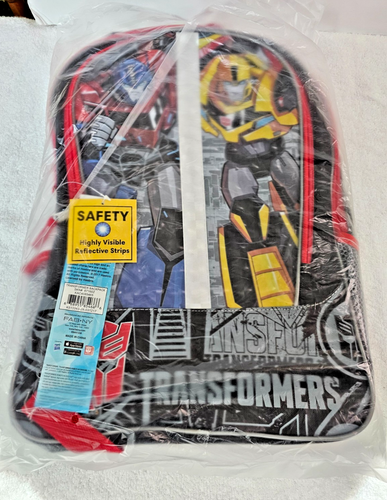 Transformers Backpack 16" Optimus Prime & Bumblebee Robots-in-Disguise NWT - Picture 2 of 10