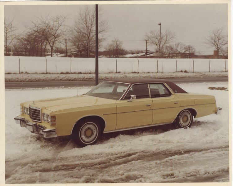 Late 1970's Ford LTD 4 door Full Size Hard Top Sedan Car Original