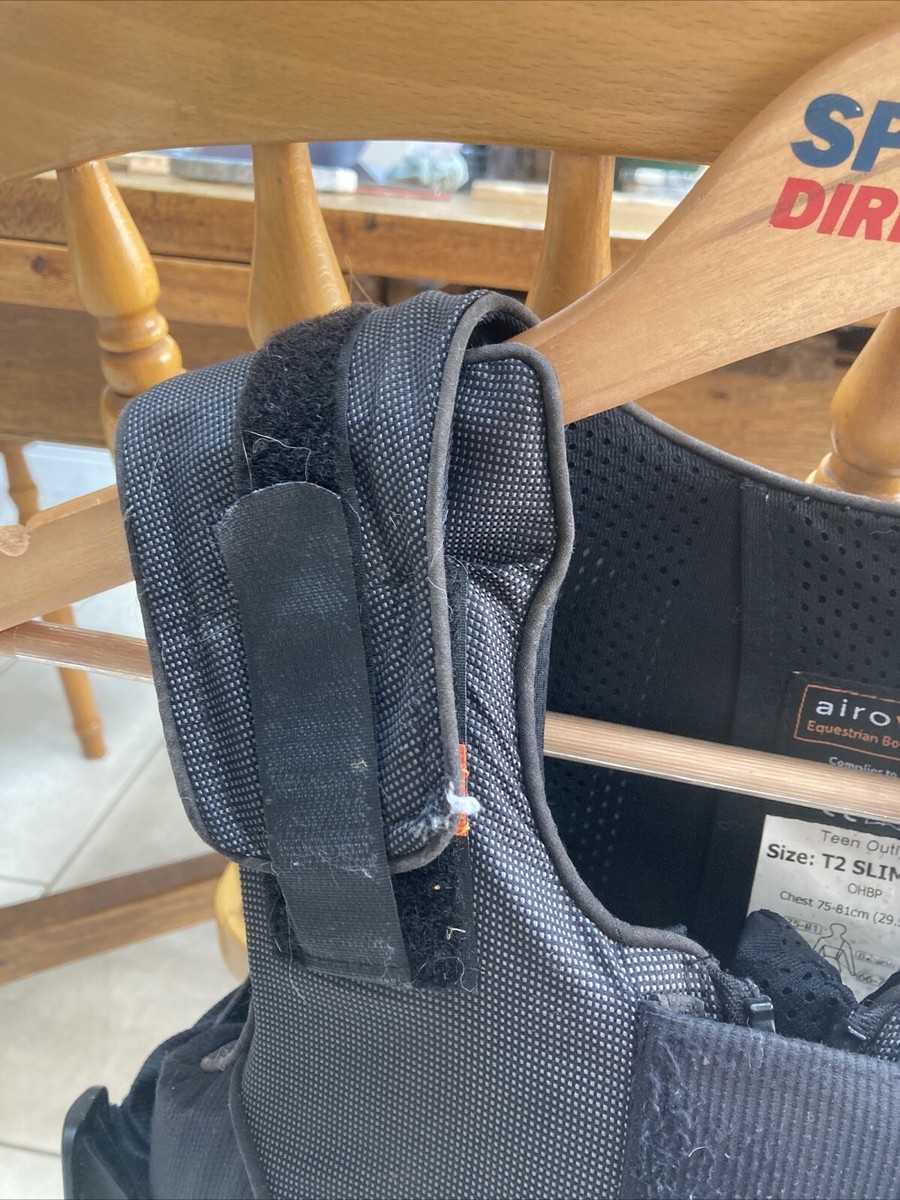Protège Corps Airowear T2 Slim Noir, Longueur Régulière, Enfant
