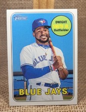 2018 Topps Heritage Dwight Smith Jr Baseball Card #646 Blue Jays FREE S&H A6