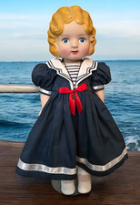 Vintage Daisy Kingdom Pansy Blue Eyes Blonde ...