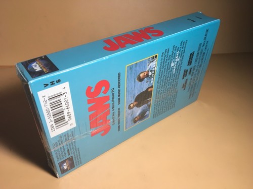JAWS (VHS, 1991) Factory Sealed VCR Tape - Watermarks - Near Mint - Picture 12 of 24