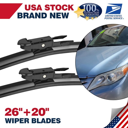 Pinch Tab 26"+20"Front Wiper Blades for Toyota Avalon 20052012 (Set of