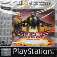 Thumbnail of ebay&reg; auction 296663905520 | PS1 / Playstation 1 - Eagle One: Harrier Attack [Best of Infogrames] CD mit Anl.