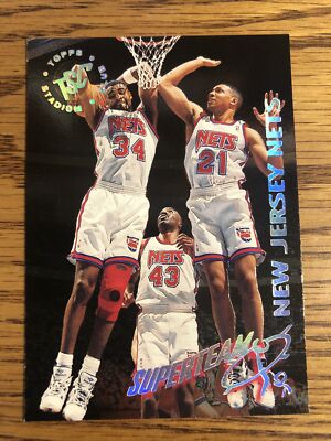 New Jersey Nets 1994-95 Topps Stadium Club Super Team Redemption #17   *9168*