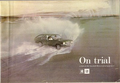 Vauxhall (Opel) ''On Trial'' Millbrook Testing Ground Testing 1972 UK Markt Broschüre