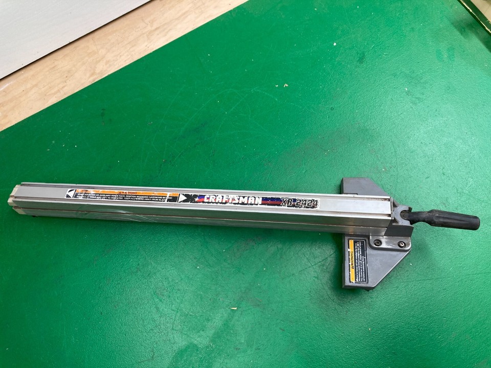 READ Craftsman XR2412 or XR2424 Table Saw Aluminum RIP FENCE ONLY