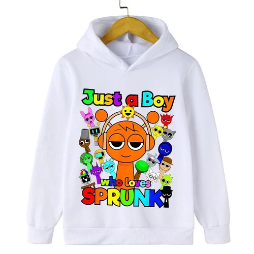 Sprunki- Just a Boy Hoodies Sweatshirts Incredibox Pullover Sprunki- Hoodie Kids - Picture 15 of 26