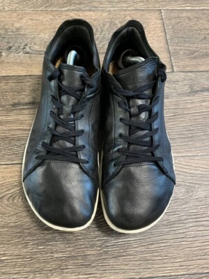 vivobarefoot black leather men shoes lace up eu 45 | eBay