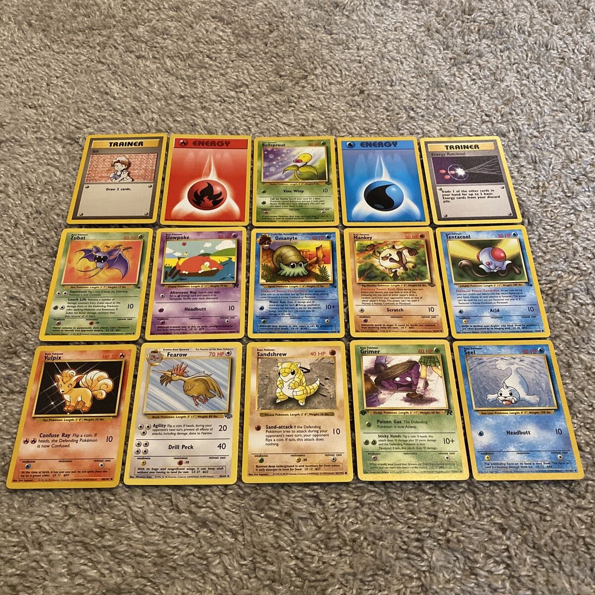 20 Original Vintage Pokemon Card Lot HOLO 1st Edition Cards ALL WOTC -   Israel