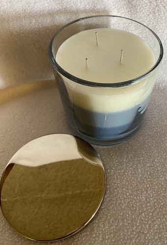 Sonoma Blue Citron 14 Oz Candle Jar Tropical Sandalwood Citrus Oils - Picture 3 of 3