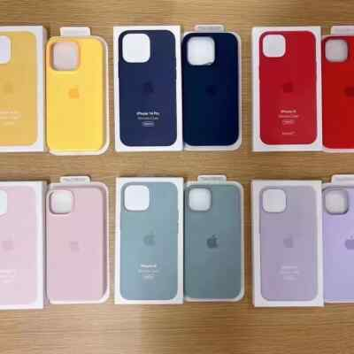 #ad New Original Silicone Phone Case For iPhone 14 Pro Max 14 Pro $17.99