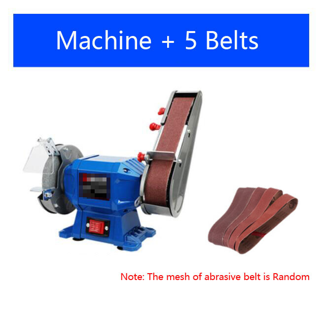 220V 400W Bench Grinder Belt Sander Machine  Sharpener Polisher Grinding