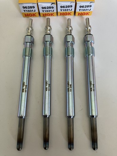 NGK Y1031J (96289) X4 GLOWPLUGS FOR CHRYSLER VOYAGER 3 JEEP CHEROKEE 2.5 2.8 CRD - Picture 2 of 2