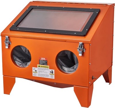 VEVOR Sandstrahlkabine 151L, 40 120 PSI Sandstrahlgerät mit Ständer, robuster