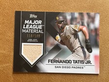 2022 Topps Series 1 Major League Material Black /199 Fernando Tatis #MLM-FT2022